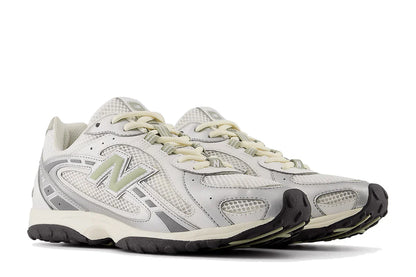 New Balance 204L Silver Metallic Sage Green